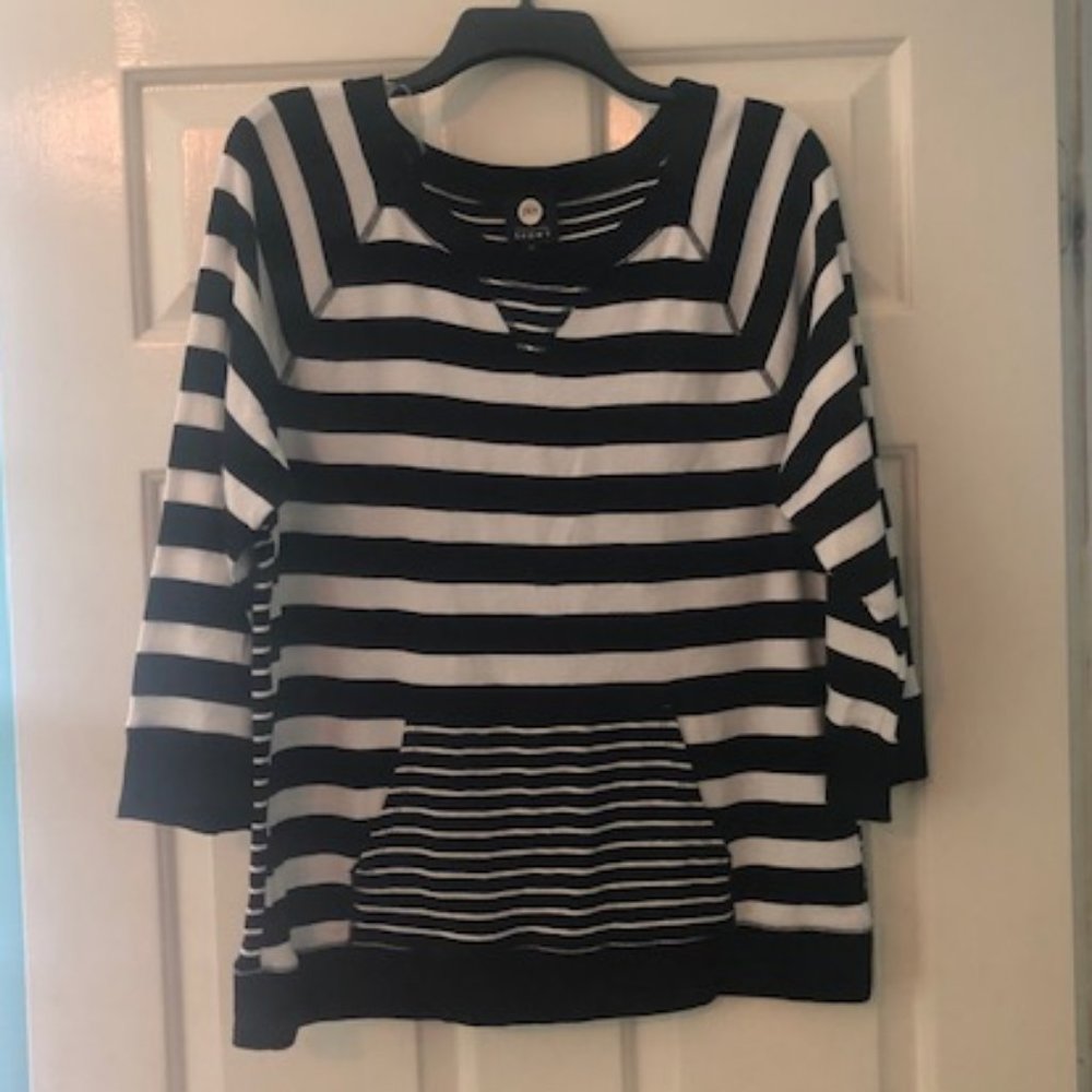 Jones New York Sport 3/4 Sleeve Knit Top XL